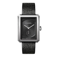 Load image into Gallery viewer, Chanel Boy-Friend Tweed L Black H5201 - Luce Jewelry
