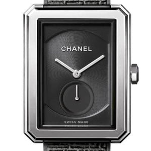 Chanel Boy-Friend Tweed L Black H5201 - Luce Jewelry