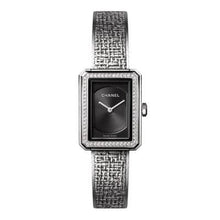 Load image into Gallery viewer, Chanel Boy-Friend Tweed S Diamond Bezel H4877 - Luce Jewelry
