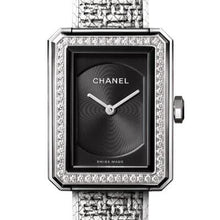 Load image into Gallery viewer, Chanel Boy-Friend Tweed S Diamond Bezel H4877 - Luce Jewelry
