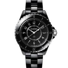 Load image into Gallery viewer, Chanel J12 Black Ceramic 33mm H5695 - Luce Jewelry
