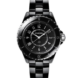 Chanel J12 Black Ceramic 33mm H5695 - Luce Jewelry