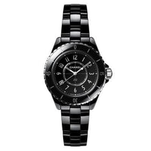 Load image into Gallery viewer, Chanel J12 Black Ceramic 33mm H5695 - Luce Jewelry
