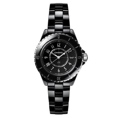 Chanel J12 Black Ceramic 33mm H5695 - Luce Jewelry