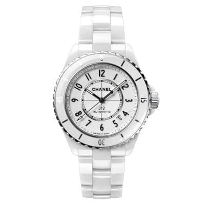 Chanel J12 Caliber 12.1 White Ceramic 38mm H5700 - Luce Jewelry