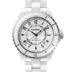 Chanel J12 Caliber 12.1 White Ceramic 38mm H5700 - Luce Jewelry