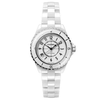 Chanel J12 Caliber 12.2 White Ceramic 33mm H5699 - Luce Jewelry