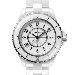 Chanel J12 Caliber 12.2 White Ceramic 33mm H5699 - Luce Jewelry