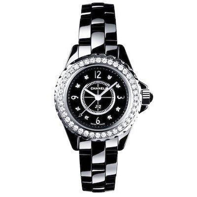 Chanel J12 Diamond Black H2571 - Luce Jewelry