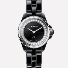 Load image into Gallery viewer, Chanel J12 Diamond Black H5235 XS - Luce Jewelry
