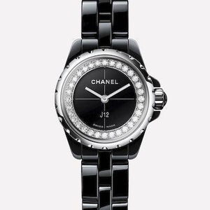 Chanel J12 Diamond Black H5235 XS - Luce Jewelry