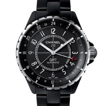 Load image into Gallery viewer, Chanel J12 GMT Matte Black Ceramic 41mm H3101 - Luce Jewelry
