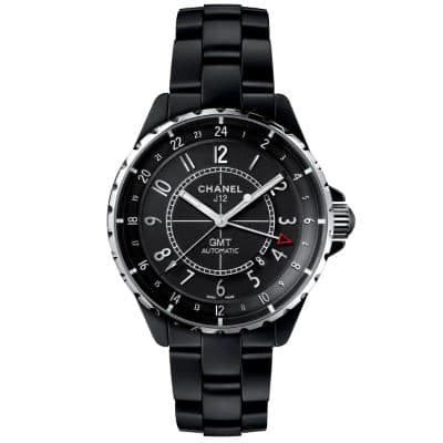 Chanel J12 GMT Matte Black Ceramic 41mm H3101 - Luce Jewelry