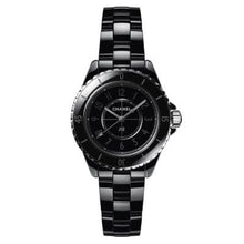 Load image into Gallery viewer, Chanel J12 Phantom Black Ceramic 33mm H6346 - Luce Jewelry
