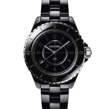 Load image into Gallery viewer, Chanel J12 Phantom Black Ceramic 33mm H6346 - Luce Jewelry
