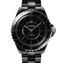 Load image into Gallery viewer, Chanel J12 Phantom Caliber 12.1 Black Ceramic 38mm H6185 - Luce Jewelry
