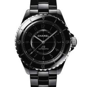 Chanel J12 Phantom Caliber 12.1 Black Ceramic 38mm H6185 - Luce Jewelry