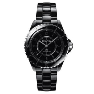 Chanel J12 Phantom Caliber 12.1 Black Ceramic 38mm H6185 - Luce Jewelry