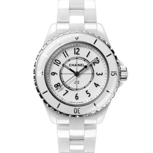 Chanel J12 White Ceramic 33mm H5698 - Luce Jewelry