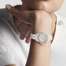 Load image into Gallery viewer, Chanel J12 White Ceramic Diamond Mother-Of-Pearl Dial 29mm H2572 - Luce Jewelry
