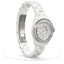 Load image into Gallery viewer, Chanel J12 White Ceramic Diamond Mother-Of-Pearl Dial 29mm H2572 - Luce Jewelry
