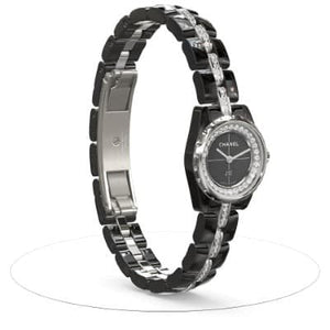 Chanel J12 XS Black Ceramic 19mm Diamond H5236 - Luce Jewelry