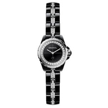 Load image into Gallery viewer, Chanel J12 XS Black Ceramic 19mm Diamond H5236 - Luce Jewelry
