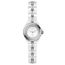 Load image into Gallery viewer, Chanel J12 XS White Ceramic 19mm Diamond H5238 - Luce Jewelry
