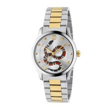 Load image into Gallery viewer, Gucci G-Timeless Snake 38mm Steel Yellow Gold - Luce Jewelry
