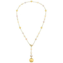 Load image into Gallery viewer, Marco Bicego Africa 18K Yellow Gold and Pearl Lariat - Luce Jewelry
