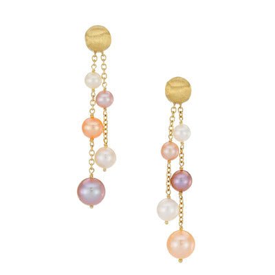 Marco Bicego Africa 18KGold Pearl Drop Earrings - Luce Jewelry