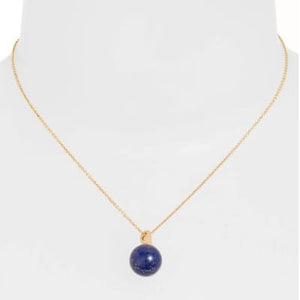 Marco Bicego Africa Boule 18K Yellow Gold and Lapis Pendant - Luce Jewelry