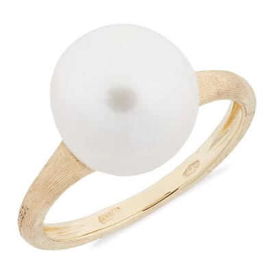 Marco Bicego Africa Boule 18K Yellow Gold and Pearl Ring - Luce Jewelry