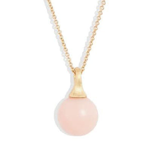 Marco Bicego Africa Boule Pendant Necklace Pink Opal - Luce Jewelry