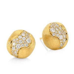 Marco Bicego Africa Large Stud Earrings Diamond - Luce Jewelry