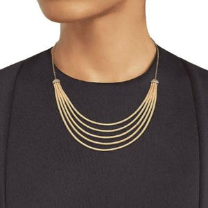 Marco Bicego Cairo Five Strand Collor Necklace Diamond - Luce Jewelry