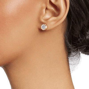 Marco Bicego Jaipur Bead Stud Earrings Diamond - Luce Jewelry