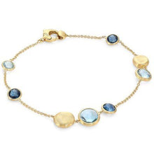 Load image into Gallery viewer, Marco Bicego Jaipur Color Mixed Blue Topaz Bracelet - Luce Jewelry

