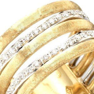 Marco Bicego Jaipur Five Row Ring Diamond - Luce Jewelry