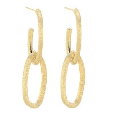 Marco Bicego Jaipur Link Oval Double Link Earrings - Luce Jewelry
