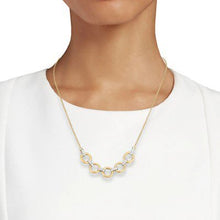 Load image into Gallery viewer, Marco Bicego Jaipur Link Two-Tone Gold Flat Link Half Collar Necklace Diamond - Luce Jewelry
