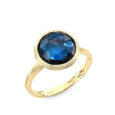 Marco Bicego Jaipur London Blue Topaz Ring Medium - Luce Jewelry