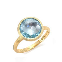 Load image into Gallery viewer, Marco Bicego Jaipur Stackable Ring Blue Topaz Medium - Luce Jewelry

