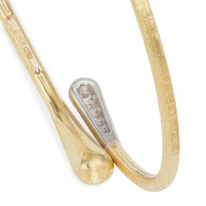 Marco Bicego Lucia 18K Yellow Gold and Diamond Hugging Cuff - Luce Jewelry