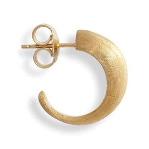 Marco Bicego Lucia 18K Yellow Gold Small Hoop Earrings - Luce Jewelry