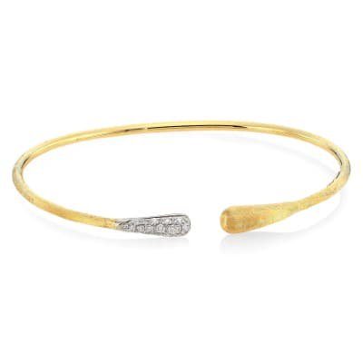 Marco Bicego Lucia Kissing Cuff Bracelet Diamond - Luce Jewelry