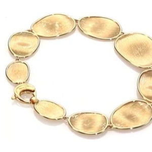 Marco Bicego Lunaria 18K Yellow Gold Graduated Medium Bracelet - Luce Jewelry