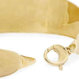 Marco Bicego Lunaria 18K Yellow Gold Large Width Bangle - Luce Jewelry