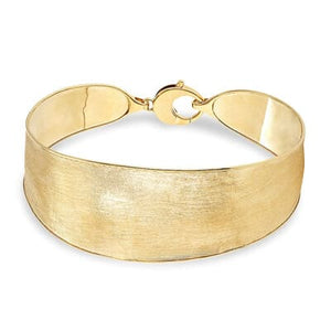 Marco Bicego Lunaria 18K Yellow Gold Large Width Bangle - Luce Jewelry