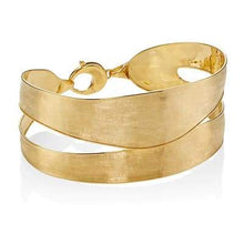 Load image into Gallery viewer, Marco Bicego Lunaria 18K Yellow Gold Medium Split Bangle - Luce Jewelry
